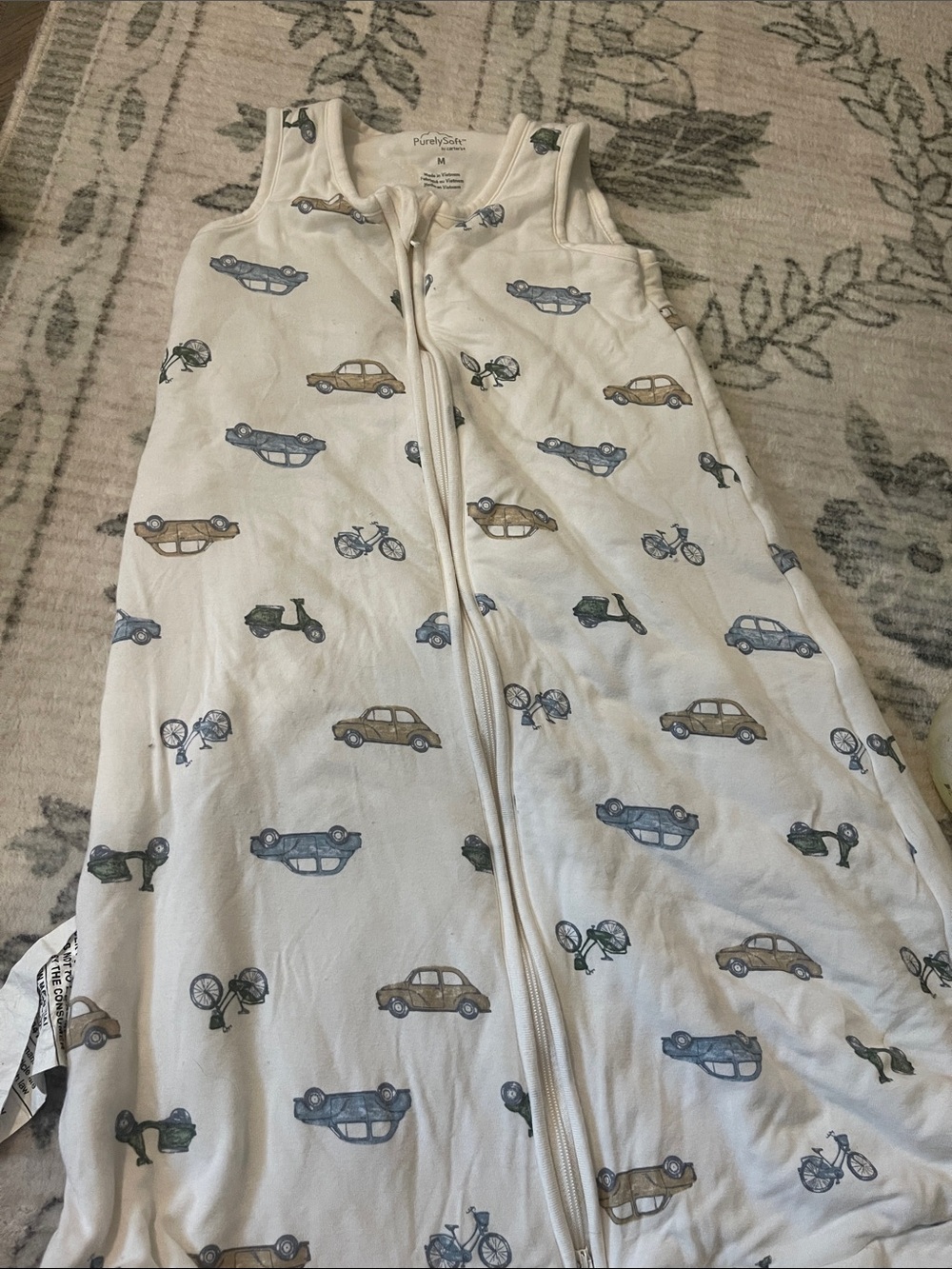 Carters M purelysoft vintage cars sleep sack 2 - Picture 4 of 4